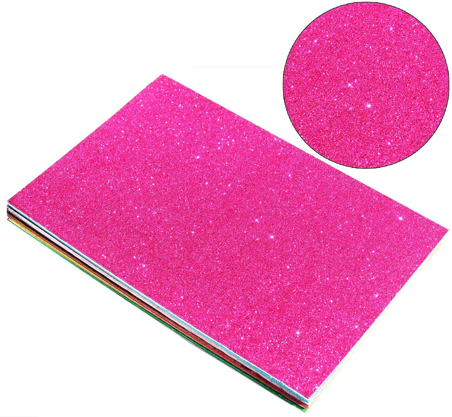 A4 Glitter Foam Sheets
