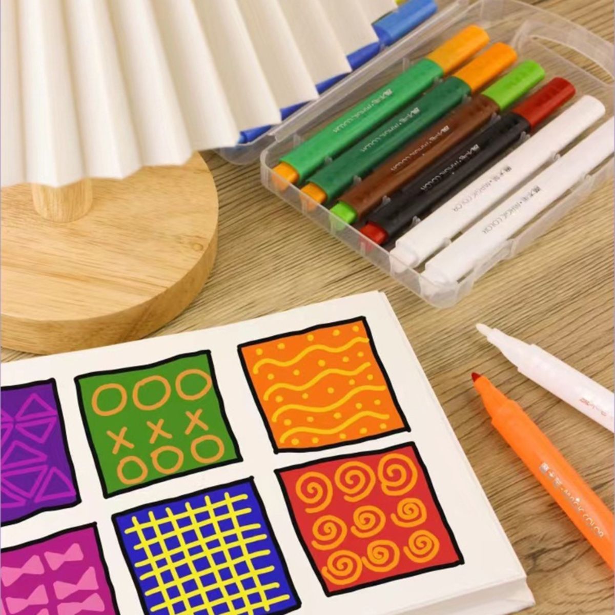 Erasable Colored Marker Pen Set