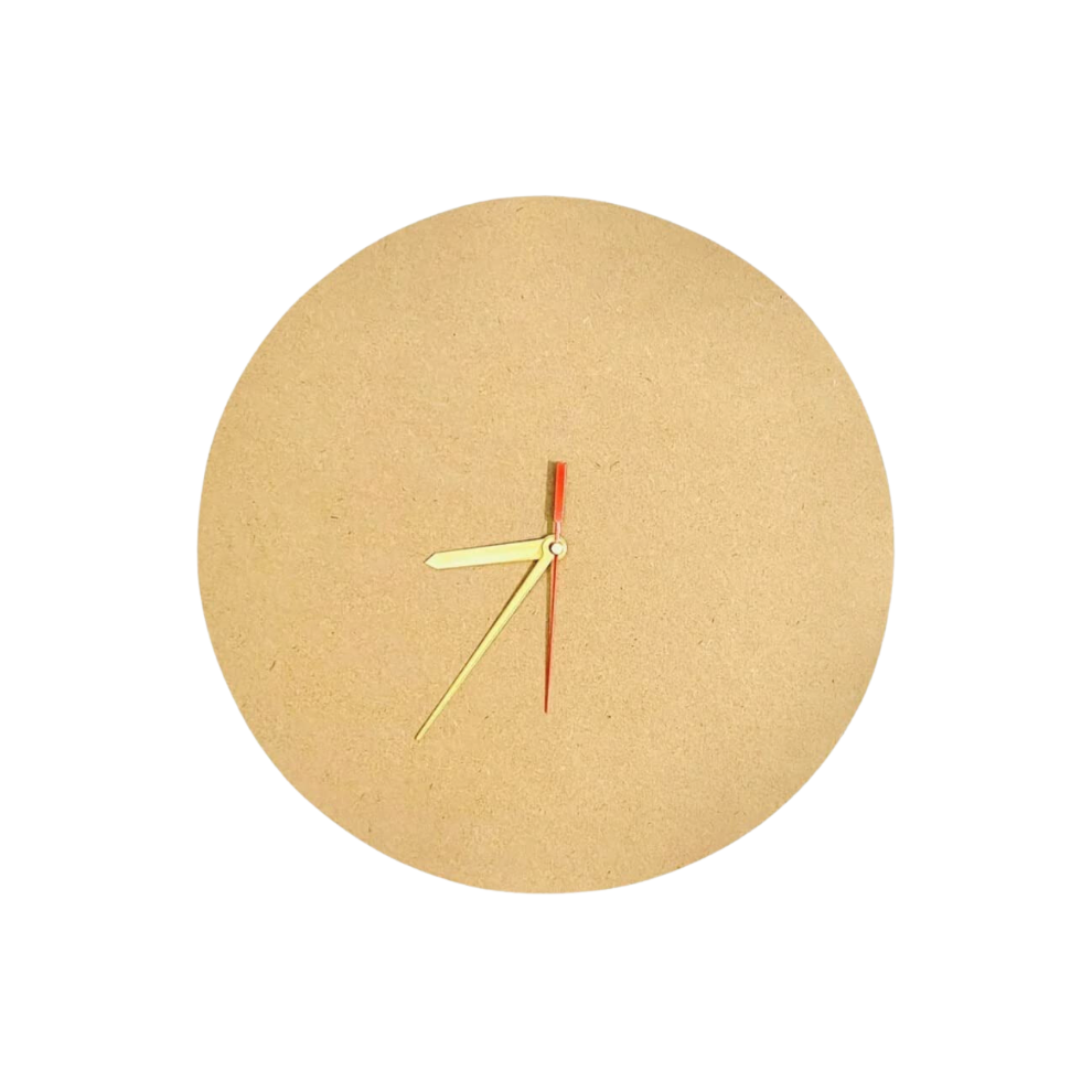 Round Mdf Clock Base