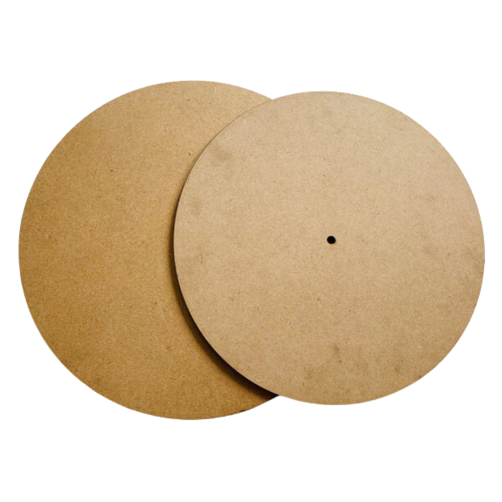 Round Mdf Clock Base
