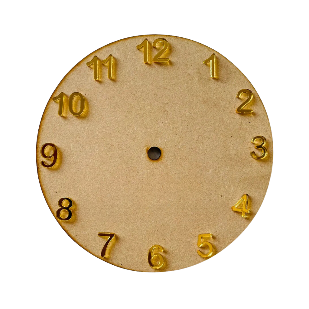 Round Mdf Clock Base