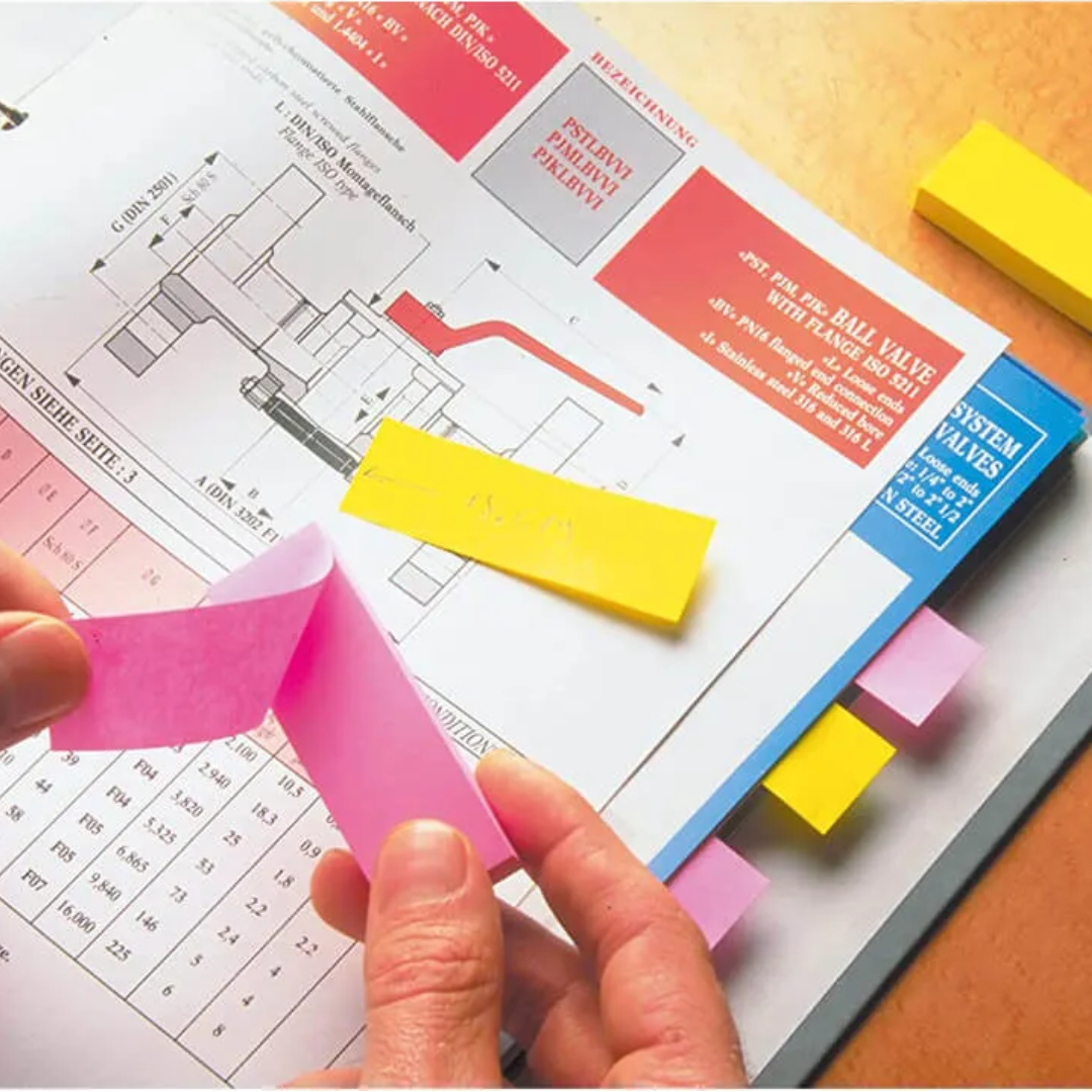 Index Tab Page Marker Sticky Notes