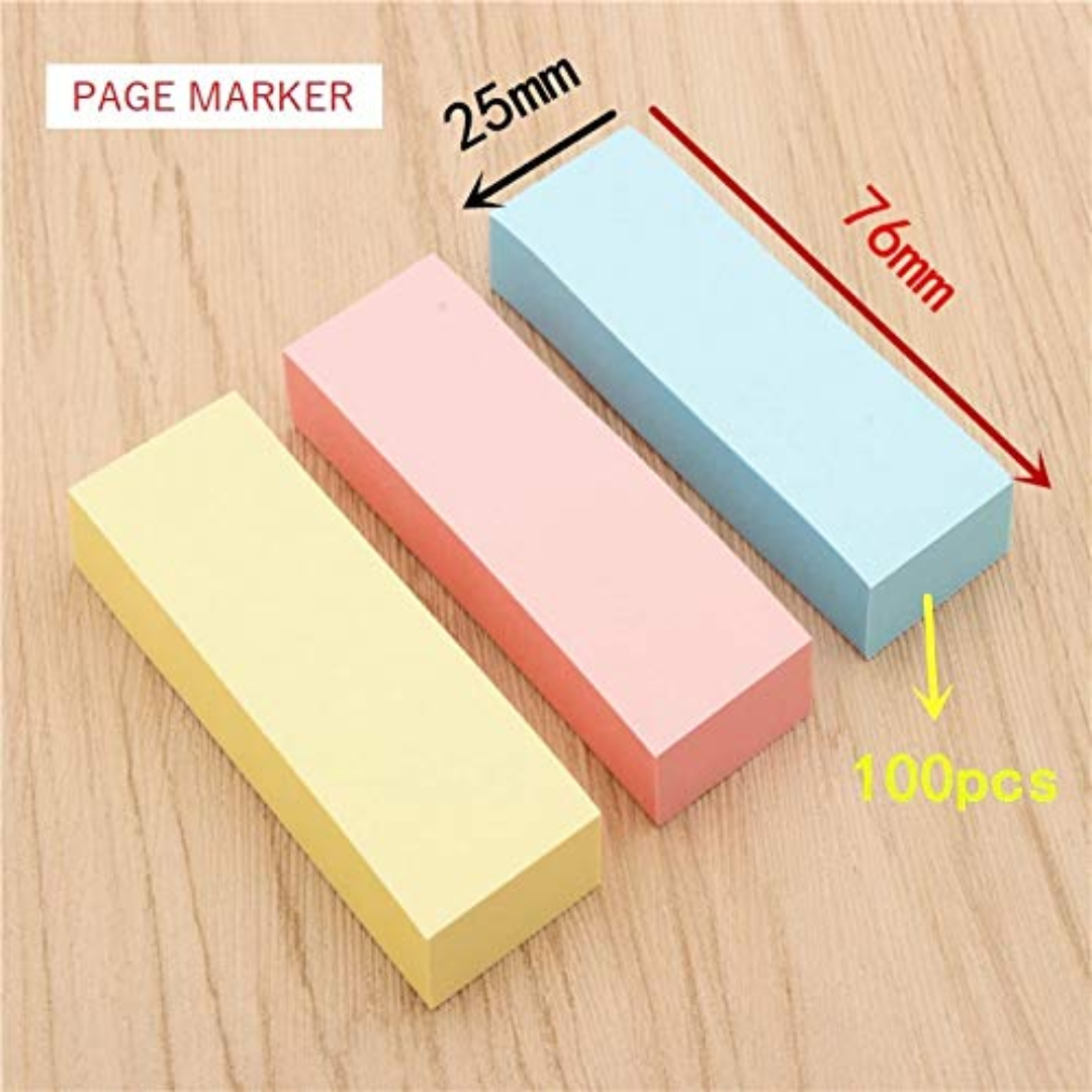 Index Tab Page Marker Sticky Notes