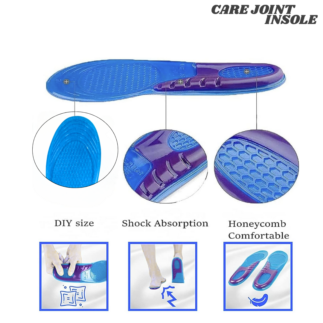 Silicone Gel Shoe Insole for Men & Women