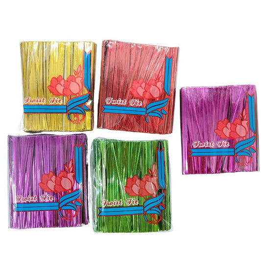 Metallic Twist Tie Chocolate Wrapper Ribbon